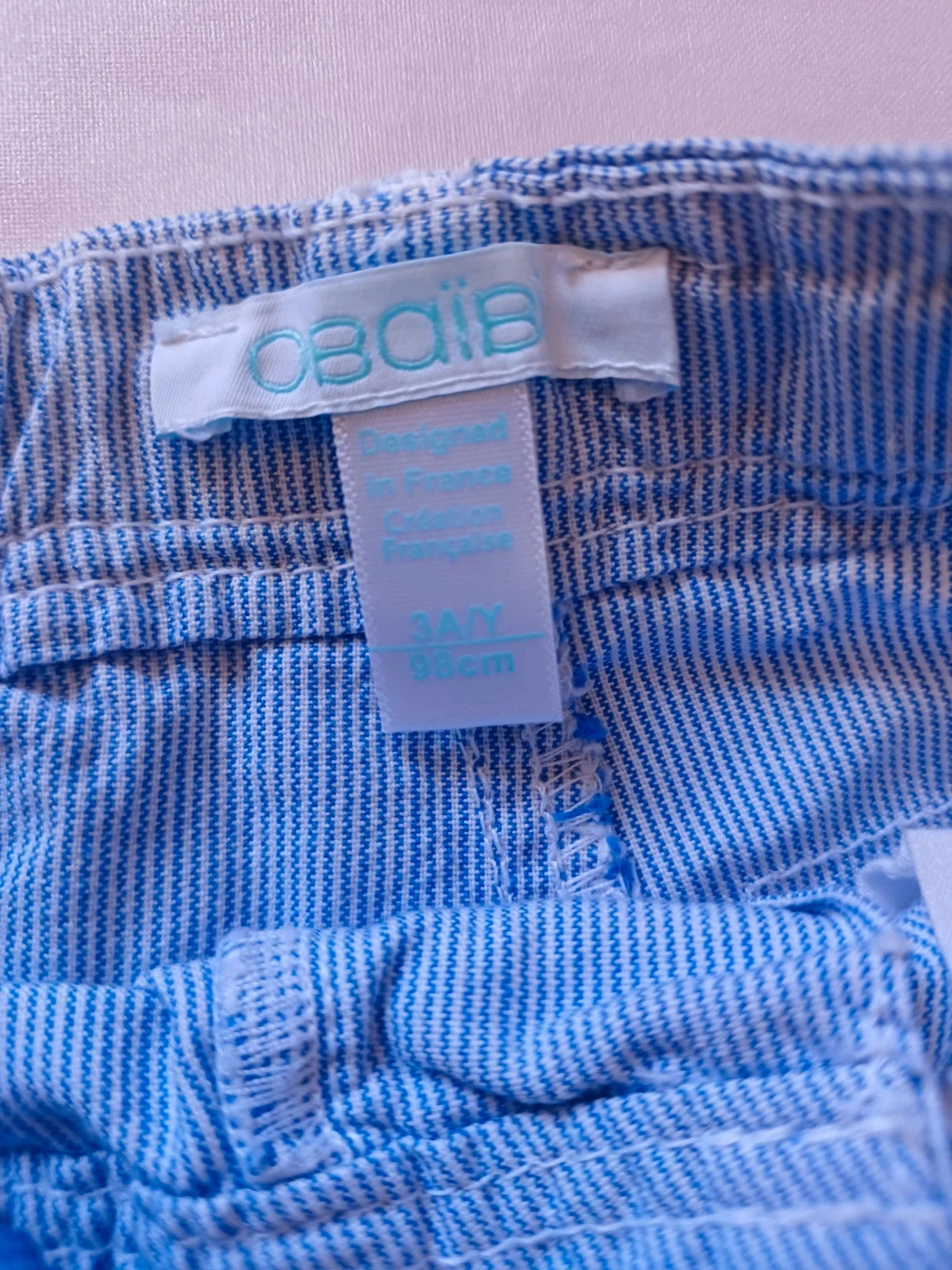 Falda de vestir obaibi 3 años azul cielo – photo 3